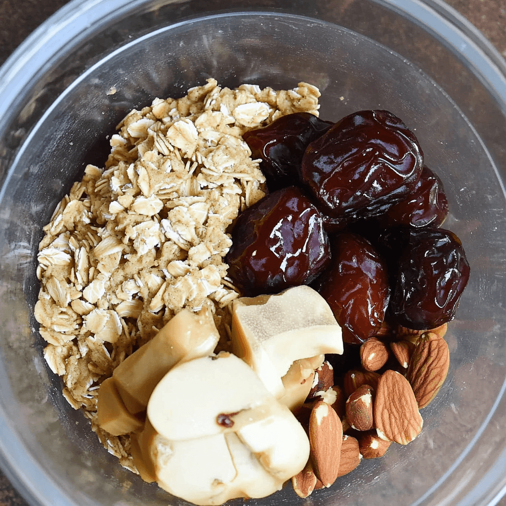 chewy oatmeal date balls for instant energy
