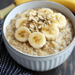Quick + EASY Peanut Butter Banana Oatmeal