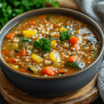 Savory Vegetable Oat Soup: A Delightfully Healthy Twist!