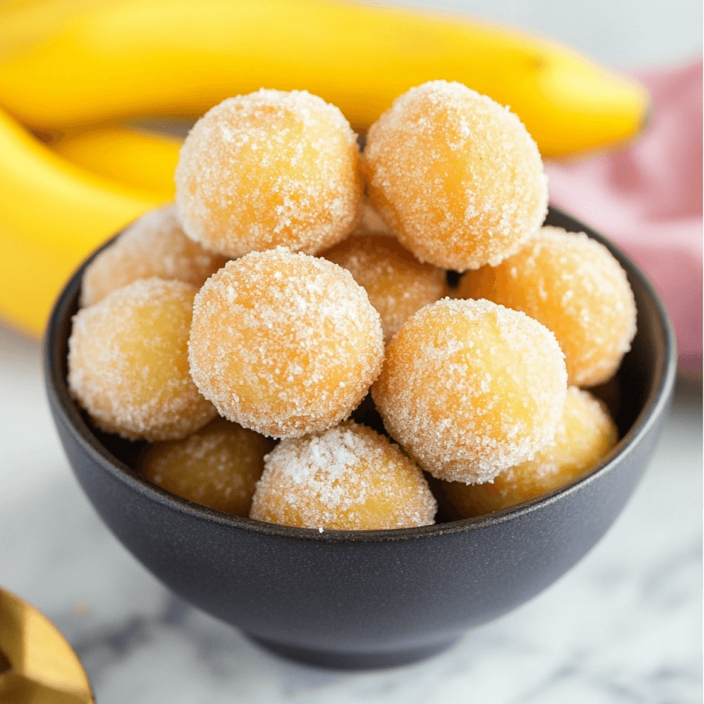 2-Ingredient Banana Donut Holes You Can't Resist!