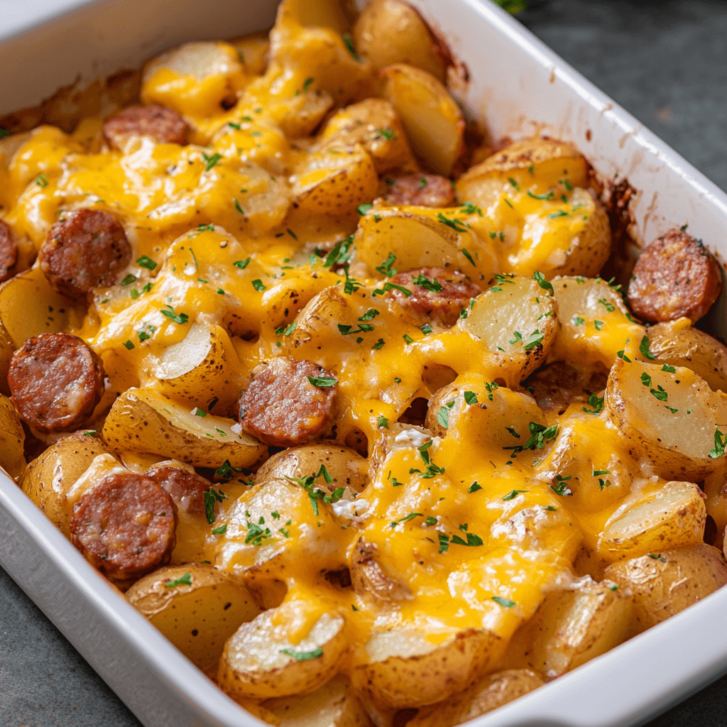 Cheesy Ranch Potatoes and Smoked Sausage Recipe You’ll Love!