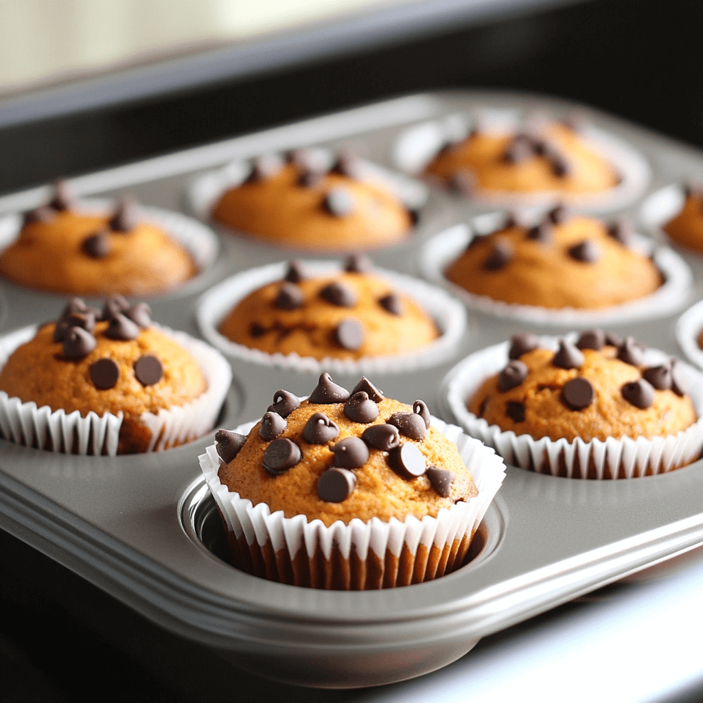 How could you resist Pumpkin Chocolate Chip Muffins today?