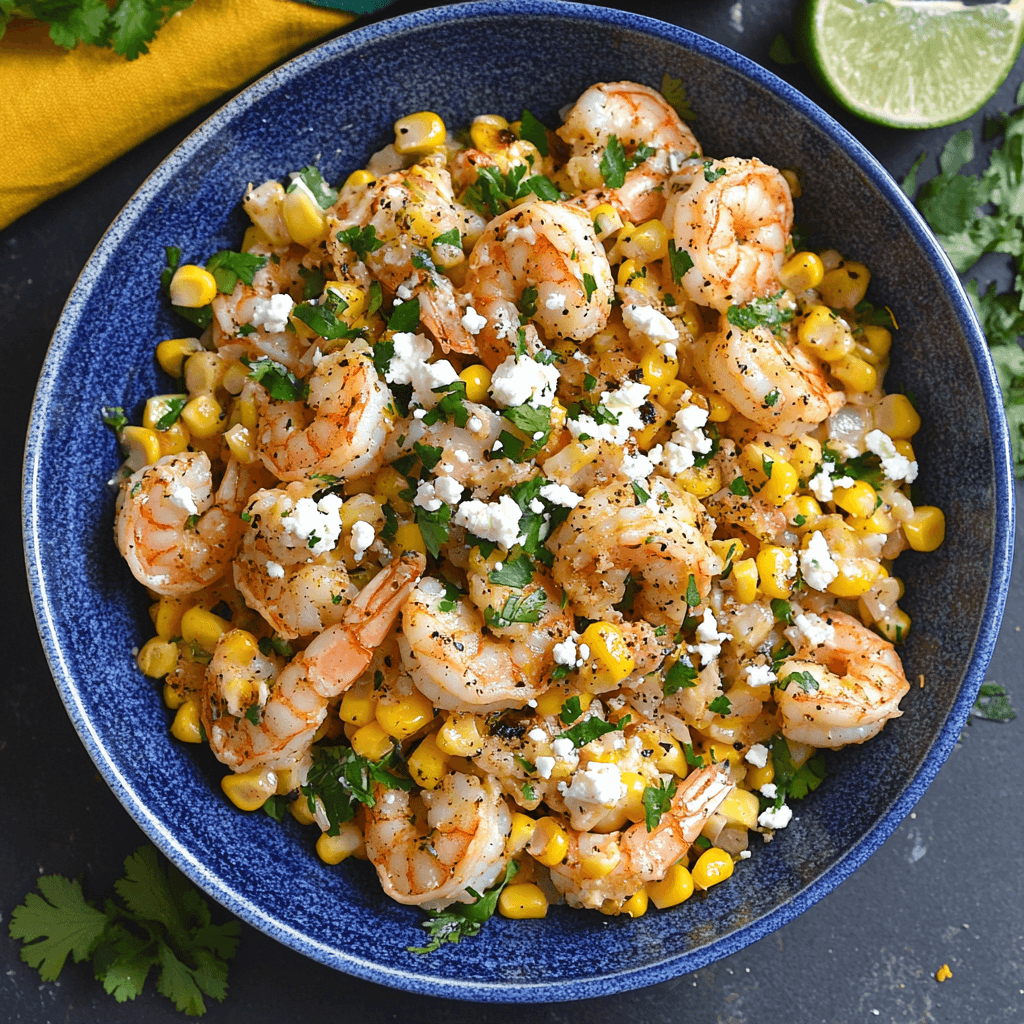 Mexican Street Corn and Shrimp: A Flavorful Delight!