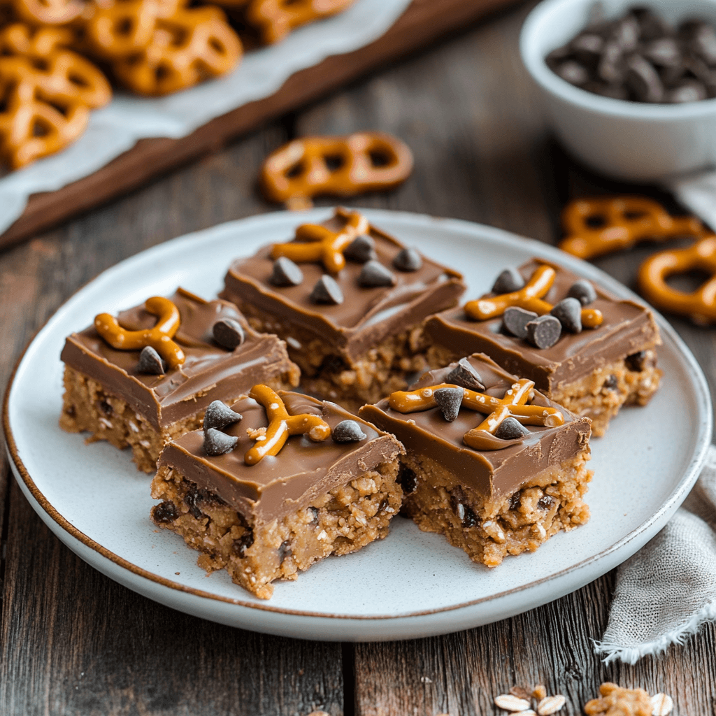 Peanut Butter Pretzel Bars: A Sweet and Salty Delight!