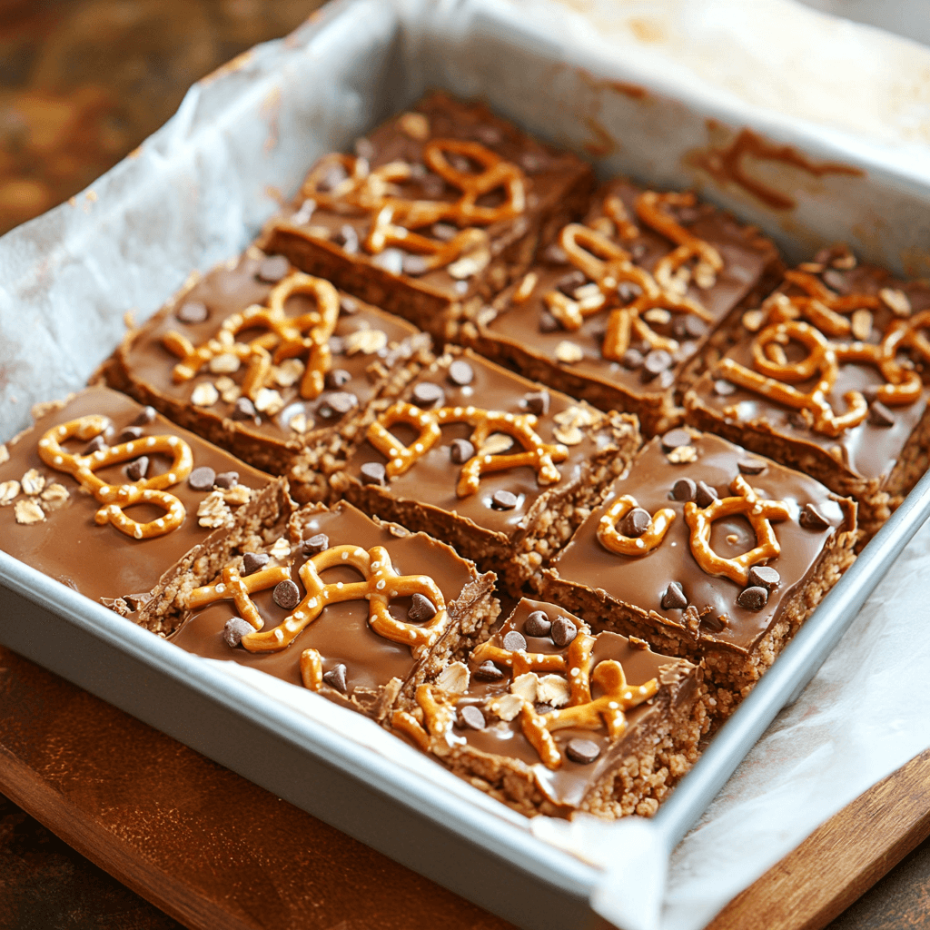 Peanut Butter Pretzel Bars: A Sweet and Salty Delight!